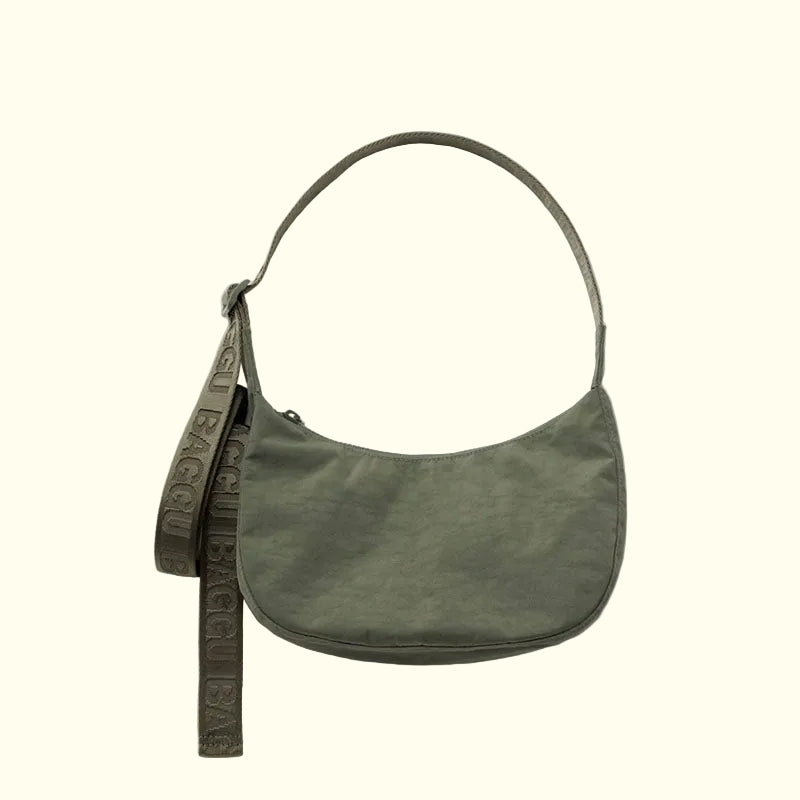 Baggu Small Nylon Crescent Bag Caper