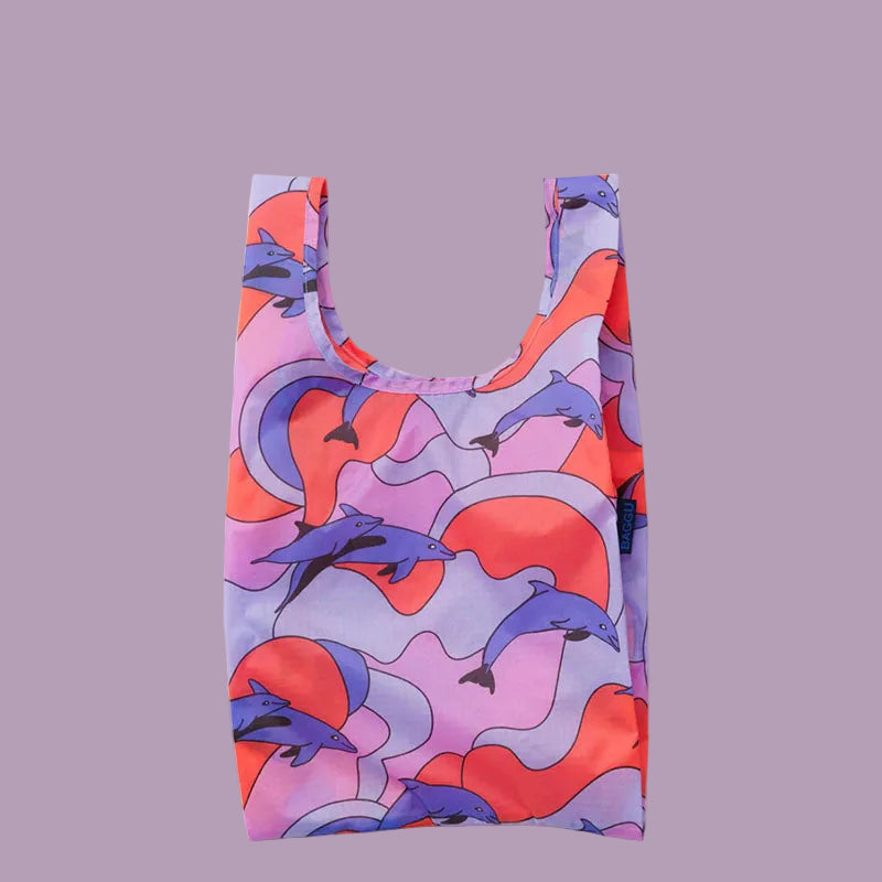 Baggu Baby Baggu Mini Reusable Shopping Bag Dolphins