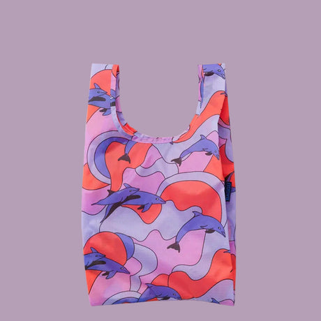 Baggu Baby Baggu Mini Reusable Shopping Bag Dolphins