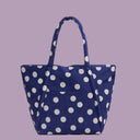 Baggu Cloud Bag Navy Polka Dot