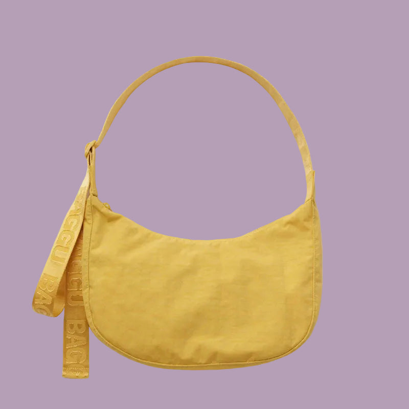 Baggu Medium Nylon Crescent Bag Sunflower