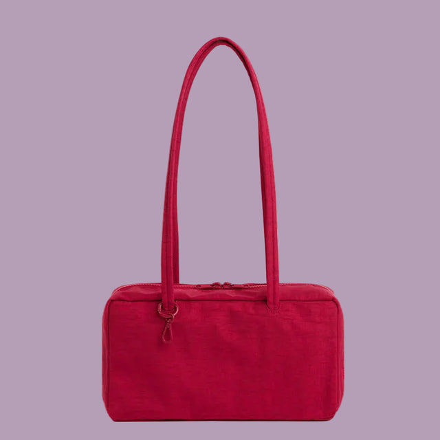 Baggu Nylon Bowler Bag Cherry