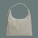 Baggu Nylon Shoulder Bag Sage Stripe