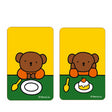 Boris Sitting at Table Holographic Sticker