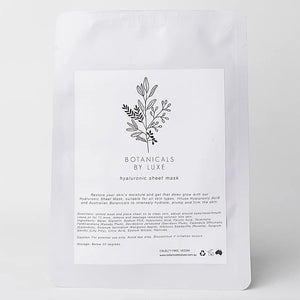 Botanicals by Luxe Hyaluronic Sheet Mask