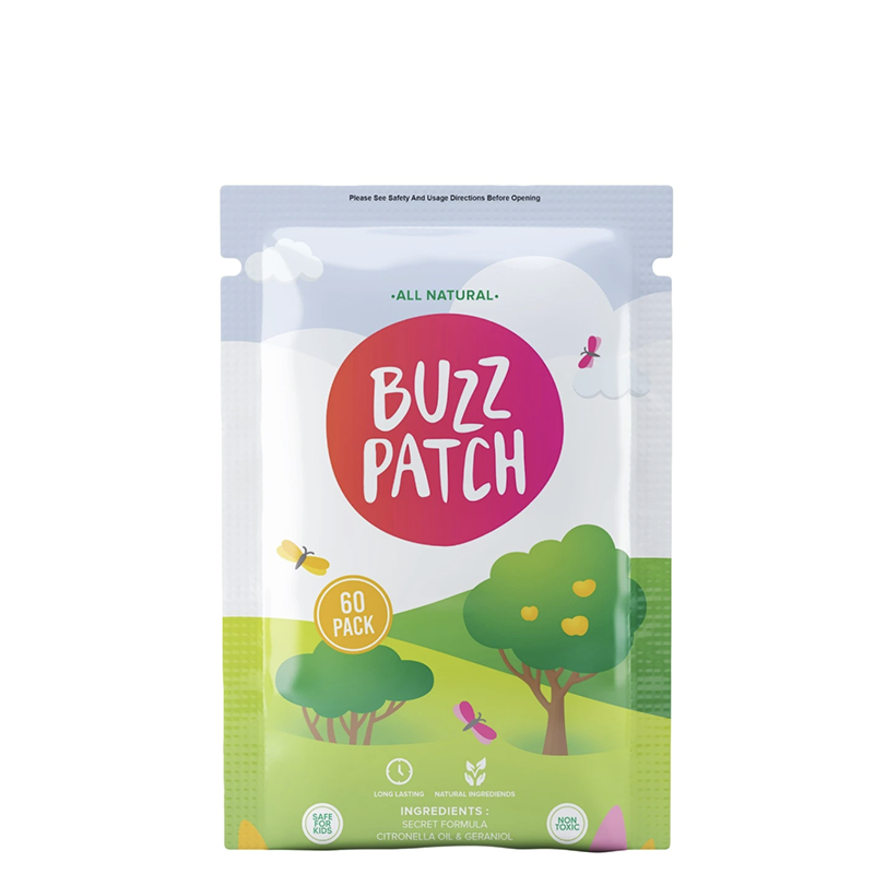 Buzz Patch All Natural Mosquito Repellent Stickers - 60 pack