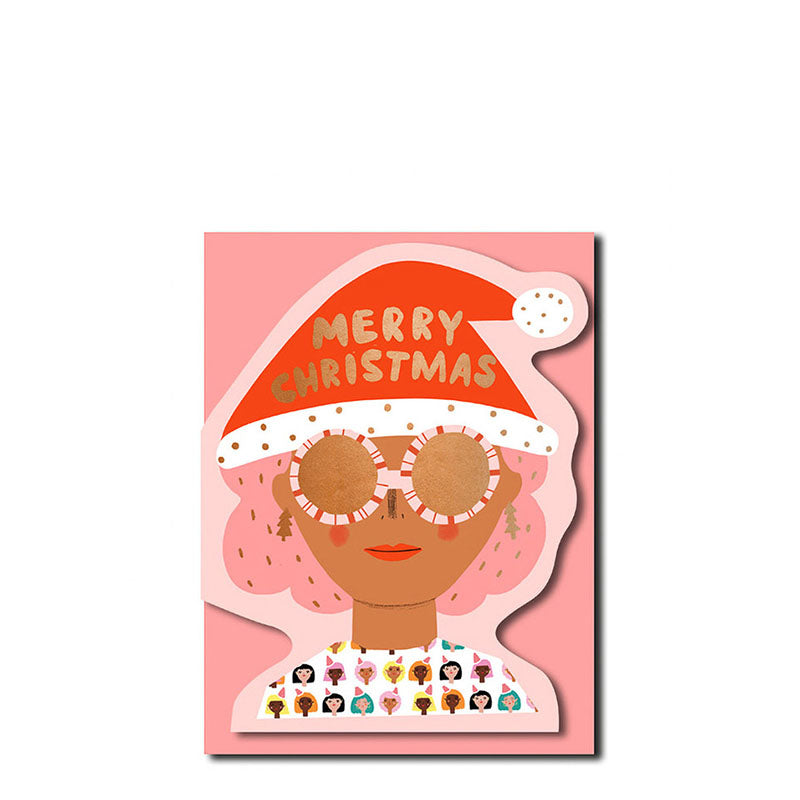 Carolyn Suzuki Christmas Party Girl Card