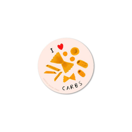 Carolyn Suzuki I Love Carbs Sticker