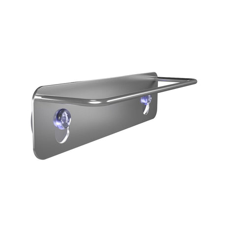 DESIGNSTUFF DrIP Dish Cloth Holder Brushed Stainless Steel