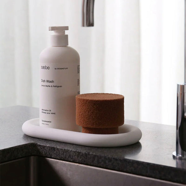 DESIGNSTUFF Round Silicone Sponge | Natural Supply Co | Geelong