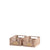 DESIGNSTUFF Slant Collapsible Crate - Extra Small (Set of 2) Tuscany