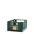 DESIGNSTUFF Slant Collapsible Crate - Medium Deep Green