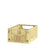 DESIGNSTUFF Slant Collapsible Crate - Medium Straw