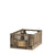 DESIGNSTUFF Slant Collapsible Crate - Medium Taupe