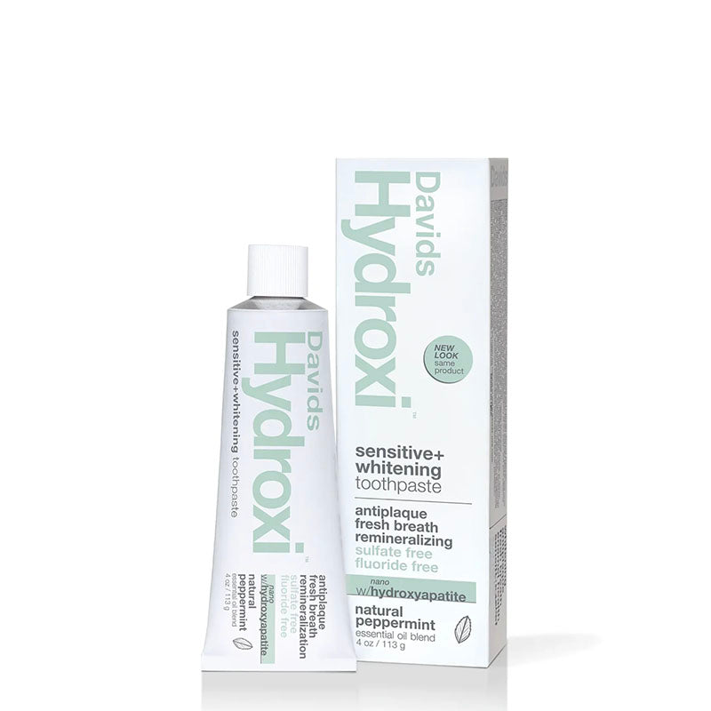 Davids Hydroxi Toothpaste - Sensitive + Whitening Peppermint 113g
