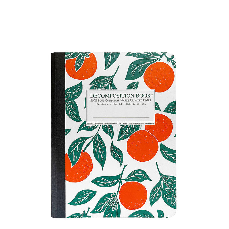 Decomposition Book Large Notebook - Oranges