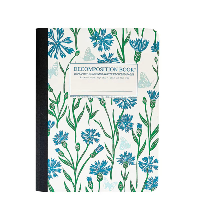 Decomposition Book Large Notebook Cornflower