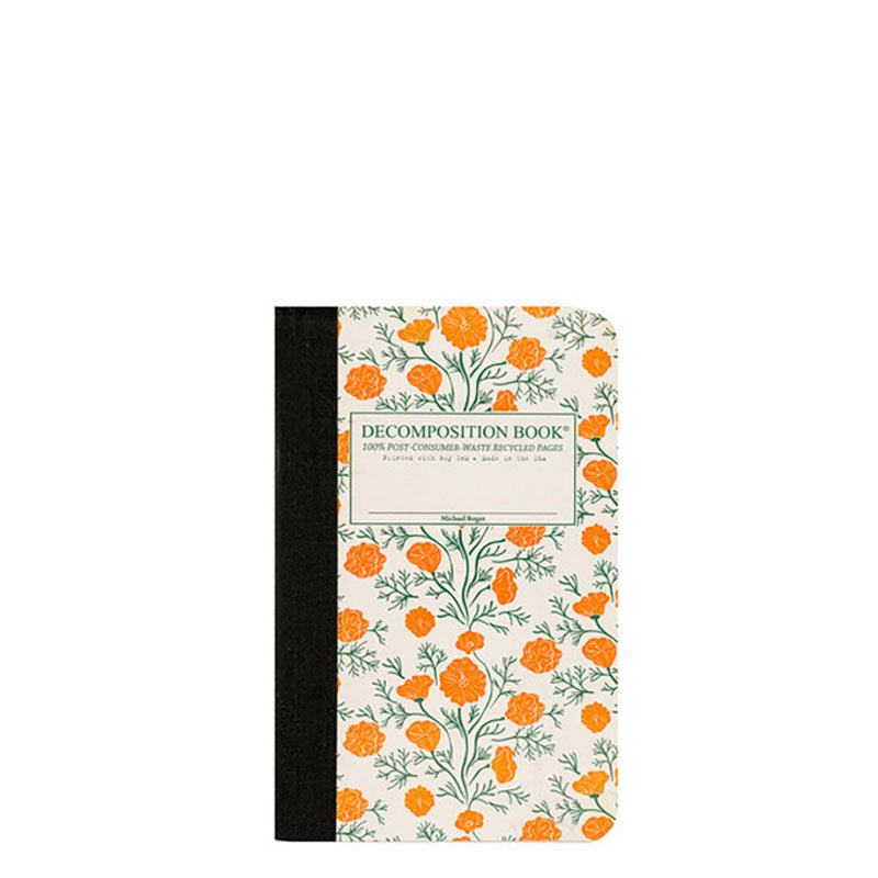 Decomposition Book Pocket Notebook - Poppies