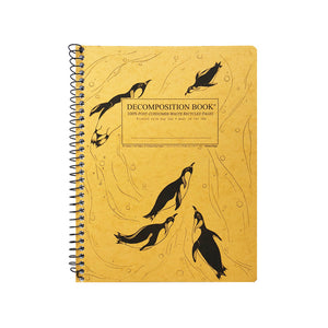 Decomposition Book Spiral Large Notebook - King Penguins