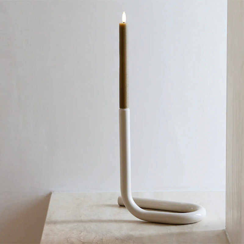 Designstuff Viah LED Candle Holder Sand