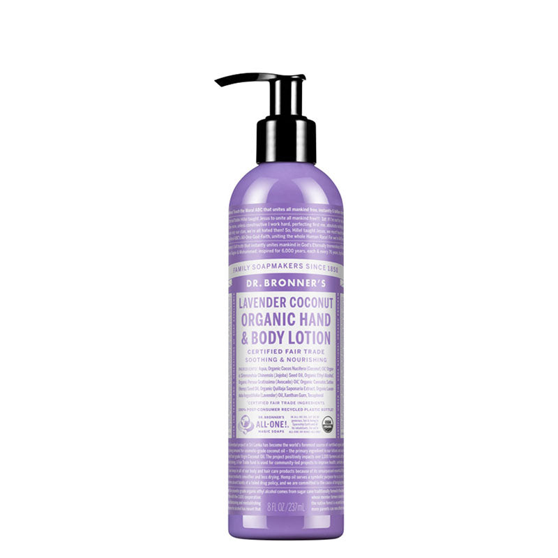 Dr Bronner&#39;s Organic Hand &amp; Body Lotion - Lavender Coconut