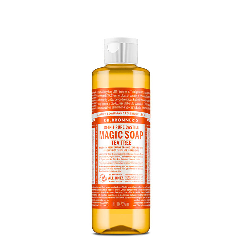 Dr Bronner's Pure-Castile Liquid Soap - Tea Tree