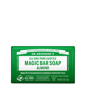 Dr Bronner's Pure-Castile Magic Bar Soap - Almond