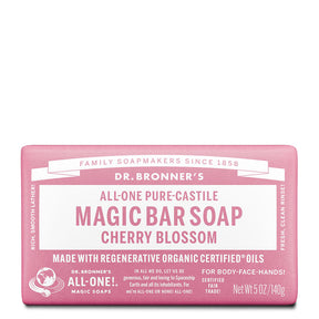Dr Bronner's Pure-Castile Magic Bar Soap - Cherry Blossom
