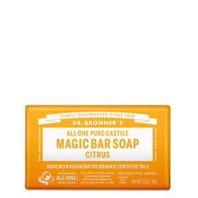 Dr Bronner's Pure-Castile Magic Bar Soap - Citrus