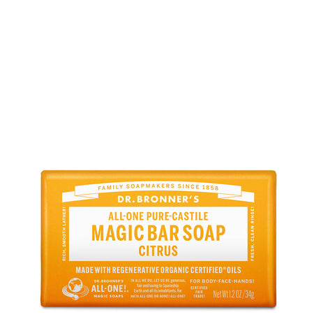 Dr Bronner's Pure-Castile Magic Bar Soap - Citrus
