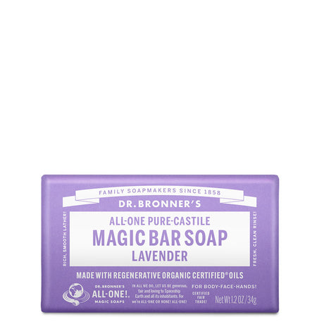 Dr Bronner's Pure-Castile Magic Bar Soap - Lavender