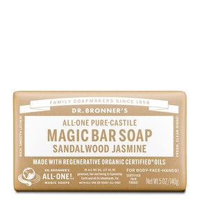 Dr Bronner's Pure-Castile Magic Bar Soap - Sandalwood & Jasmine