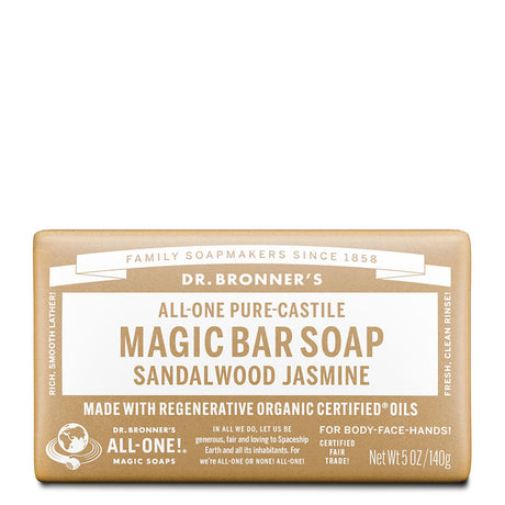 Dr Bronner's Pure-Castile Magic Bar Soap - Sandalwood & Jasmine
