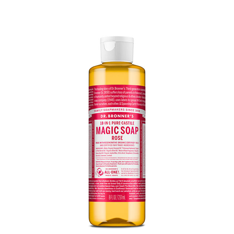 Dr Bronner's Pure-Castile Magic Soap - Rose