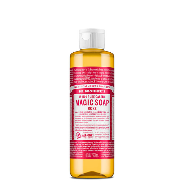 Dr Bronner's Pure-Castile Magic Soap - Rose