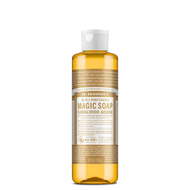 Dr Bronner's Pure-Castile Magic Soap - Sandalwood & Jasmine