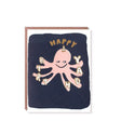 Egg Press Birthday Octopus Card