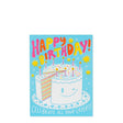 Egg Press Happy Birthday Cake Card