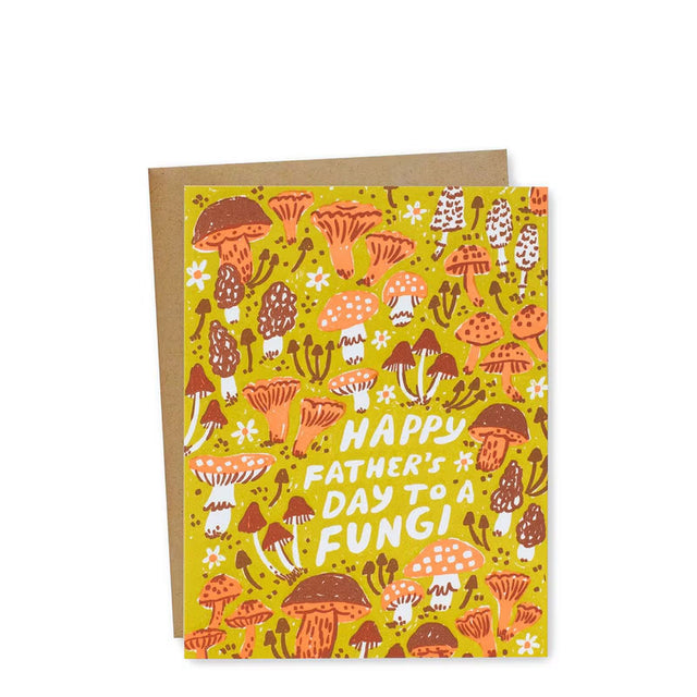 Egg Press Happy Father's Day to a Fungi Card