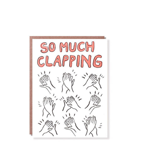 Egg Press So Much Clapping Card