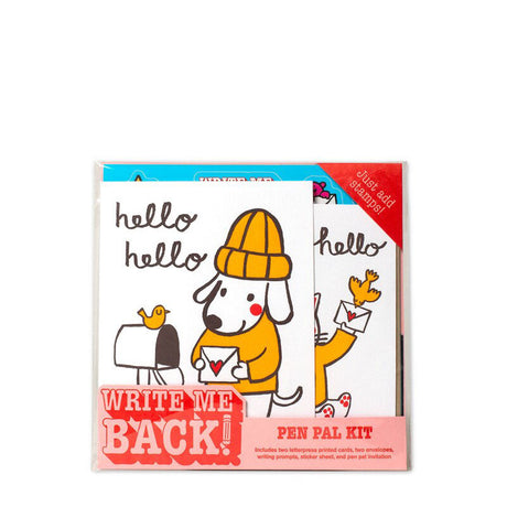 Egg Press Write Me Back! Penpal Kit BFF Dog + Cat