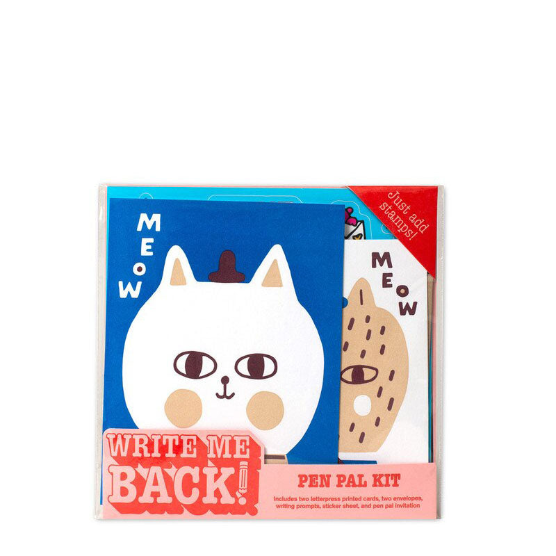 Egg Press Write Me Back! Penpal Kit Meow Kitty