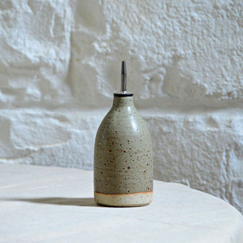 Elizabeth Bell Ceramics Large Olive Oil Bottle - Olive