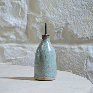 Elizabeth Bell Ceramics Large Olive Oil Bottle - Pistachio