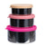 Ever Eco Round Nesting Containers - set of 3 Rise Pink