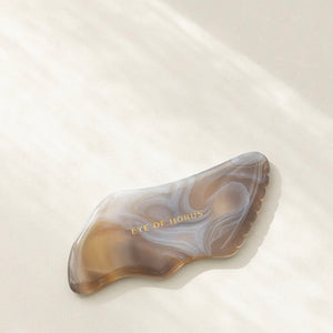 Eye of Horus Agate Gua Sha