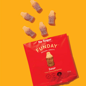 FUNDAY Natural Sweets - Sour Cola Bottles Geelong Stockist