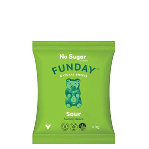 FUNDAY Natural Sweets - Sour Vegan Gummy Bears