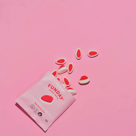 FUNDAY Natural Sweets - Strawberry & Cream Gummy Geelong stockist