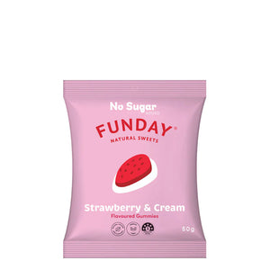 FUNDAY Natural Sweets - Strawberry & Cream Gummy
